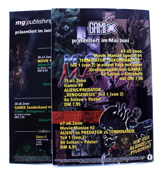 Gamix Sonderband ALIENS Comic Nr. 3 und 4: Xenogenesis Teil 1 und 2 (Komplettset)